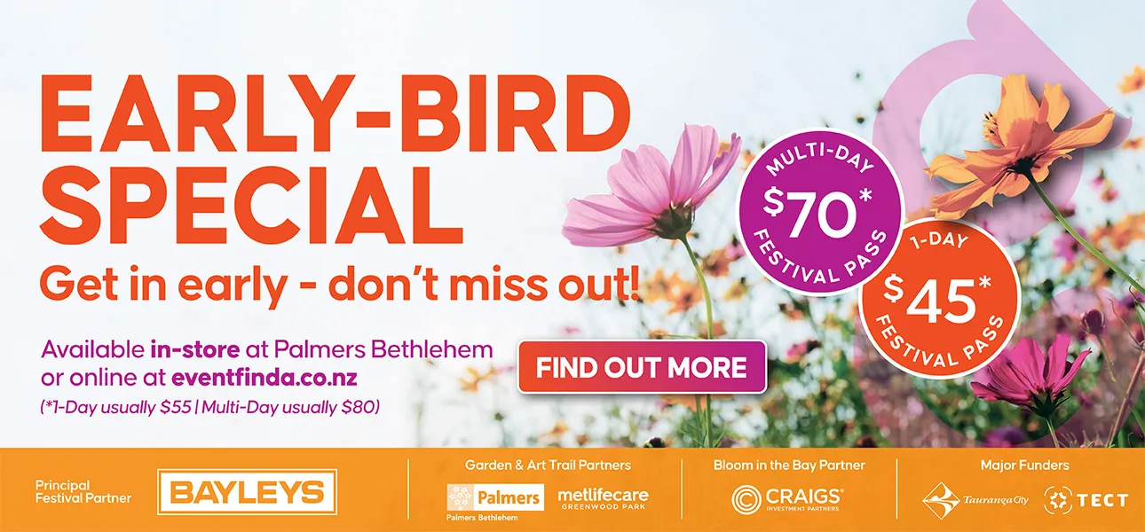 garden and art festival early bird tickets