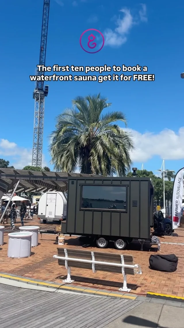 The vibes were high at @thesaunaproject_papamoa on The Strand today!! 🙌🏽🙏🏽 Soooo, the first ten people to book a sauna at Bloom for tomorrow get it for FREE!!

☀️ How: head to gardenandartfestival.co.nz/bloom-in-the-bay/the-sauna-project/ - click to book - use the code BLOOMINTHEBAY for a free sauna at 12.30pm! 

(Only valid for tomorrow 17th November. Access to Bloom in the Bay is $5 or free for under 14s and Bay of Plenty Garden and Art Festival pass holders) 🌊