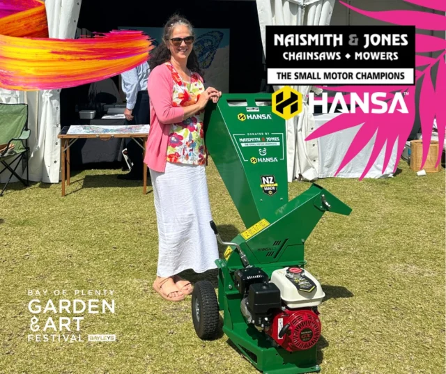 A big thank you to Naismith & Jones and @hansa_products for their incredibly generous donation of a HANSA Chipper for our raffle! 🎉 The lucky winner was there at 3pm on Sunday for the draw and got to take the chipper home with them. They're beyond excited to get started on their garden and make the most of this amazing prize! 🌿🌳 We appreciate your support in making this such a memorable event.